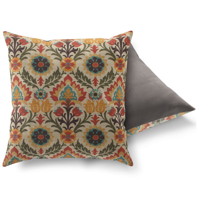 Aberto Design Cojín Multicolor 43 x 43 cm